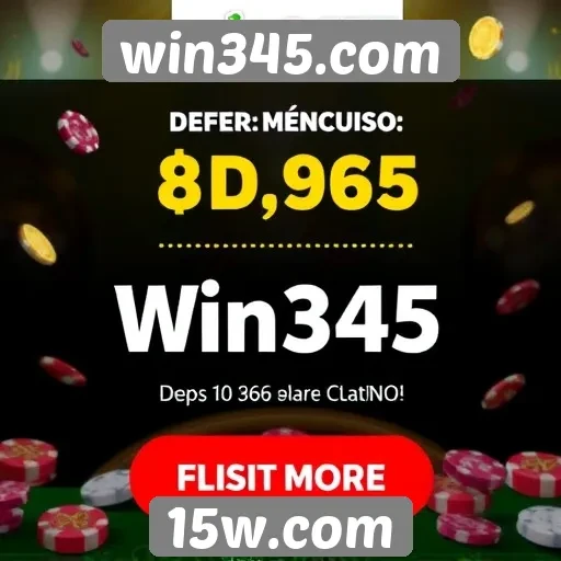 Promoções e bônus disponíveis no site win345.com